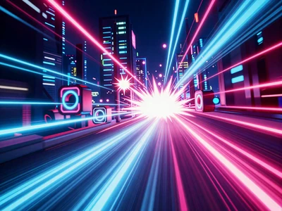 Neon Rush - Fast-paced racing game